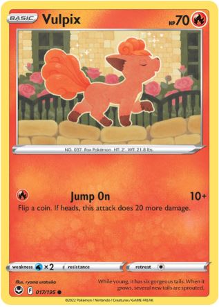 ST017 - Vulpix (Reverse Holo)