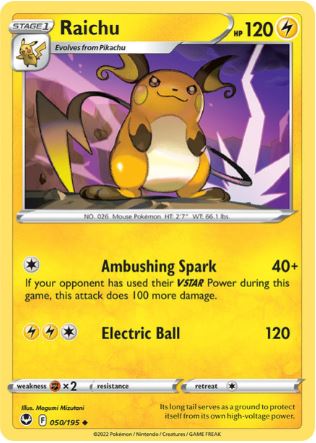 ST050 - Raichu (Reverse Holo)