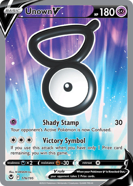 ST176 - Unown V (Full Art)