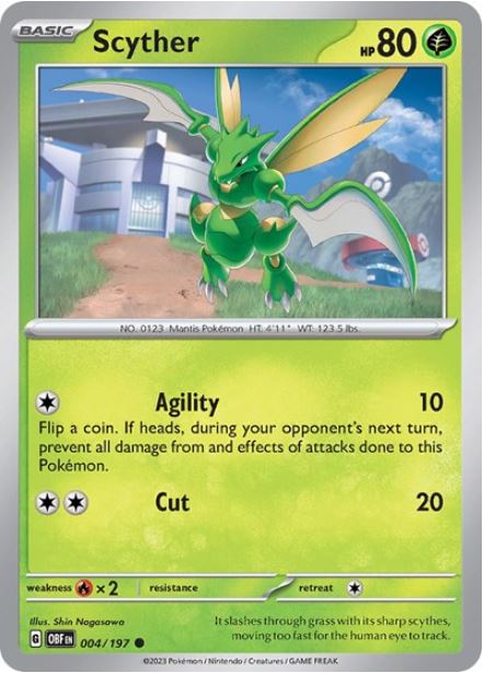 SVOF004 - Scyther (Reverse Holo)