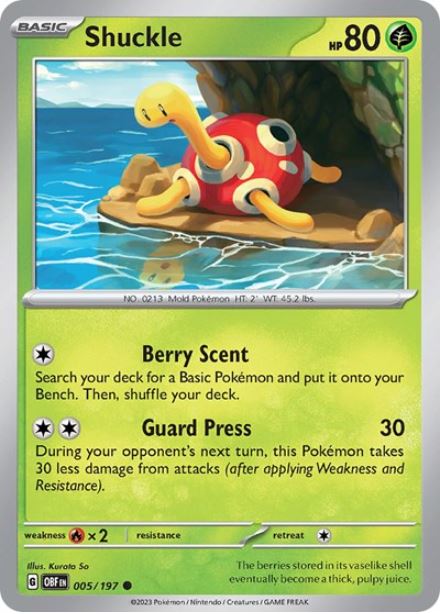 SVOF005 - Shuckle (Reverse Holo)