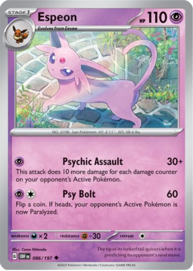 SVOF086 - Espeon (Reverse Holo)