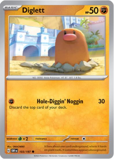 SVOF103 - Diglett (Reverse Holo)