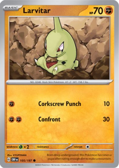 SVOF105 - Larvitar (Reverse Holo)