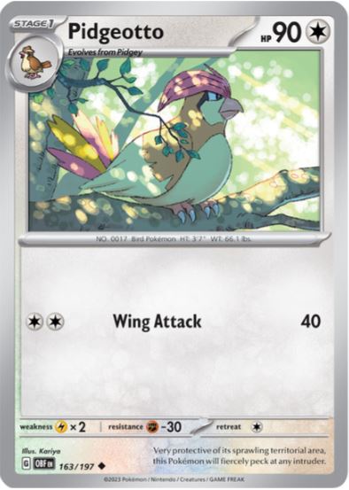 SVOF163 - Pidgeotto (Reverse Holo)