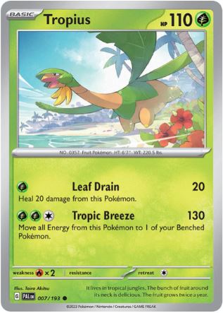 PE007 - Tropius (Reverse Holo)