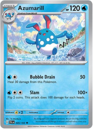 PE045 - Azumarill (Reverse Holo)