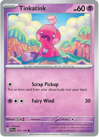 PE101 - Tinkatink (Reverse Holo)