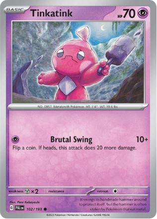 PE102 - Tinkatink (Reverse Holo)