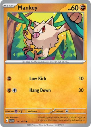 PE106 - Mankey (Reverse Holo)