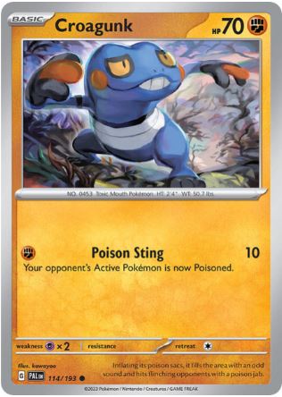 PE114 - Croagunk (Reverse Holo)