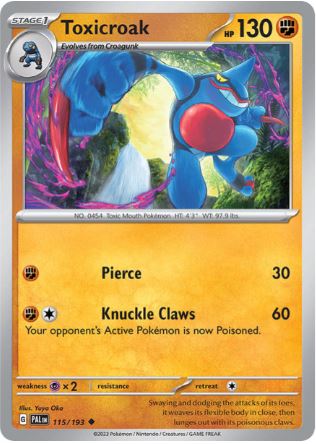 PE115 - Toxicroak (Reverse Holo)