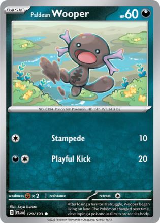 PE129 - Paldean Wooper (Reverse Holo)