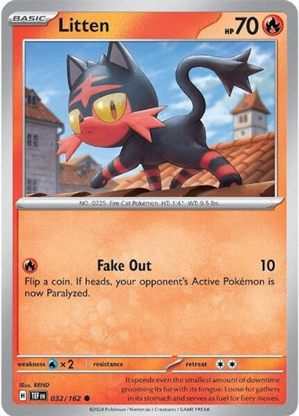 SVTF-032/162 - Litten (Reverse Holo)