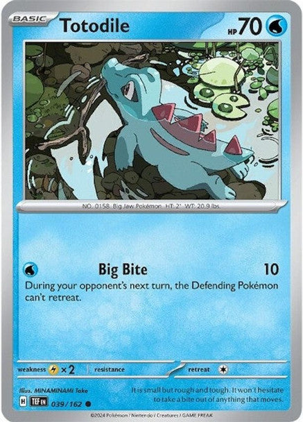 SVTF-039/162 - Totodile (Reverse Holo)