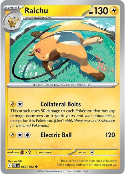 SVTF-052/162 - Raichu (Reverse Holo)