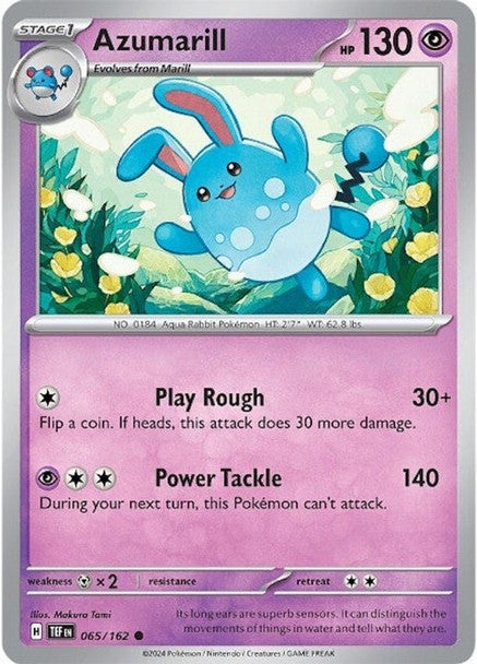 SVTF-065/162 - Azumarill (Reverse Holo)