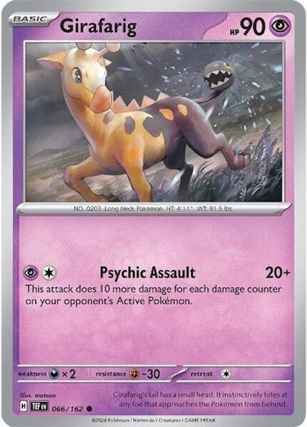 SVTF-066/162 - Girafarig (Reverse Holo)