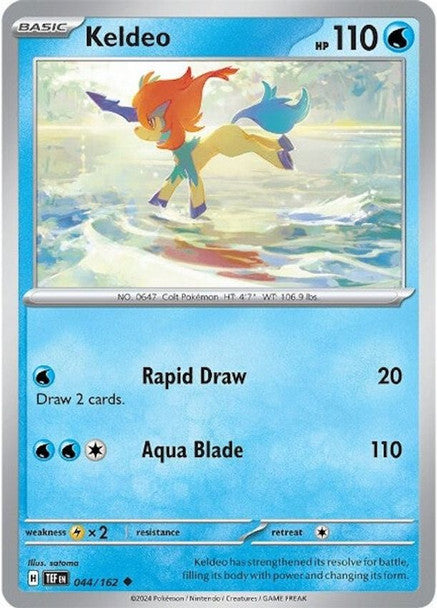 SVTF-044/162 - Keldeo (Reverse Holo)