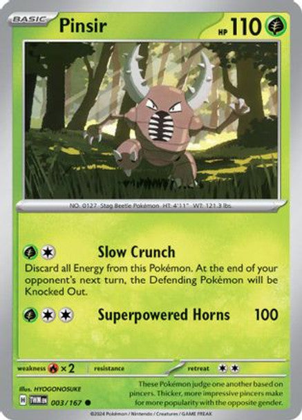 SVTM 003/167 - Pinsir (Reverse Holo)