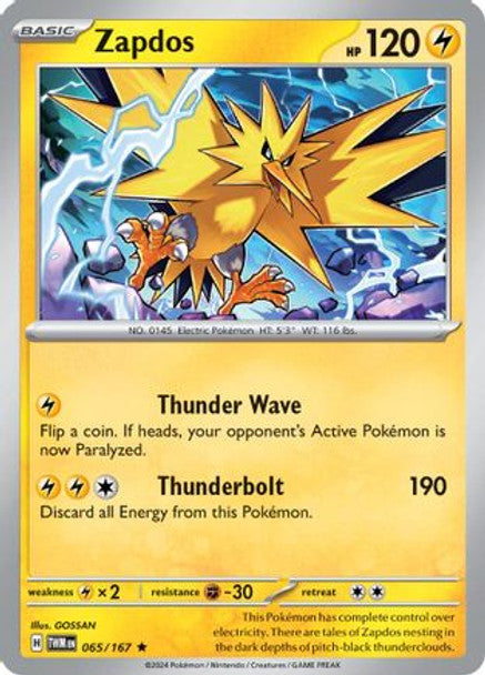 SVTM 065/167 - Zapdos (Holo)