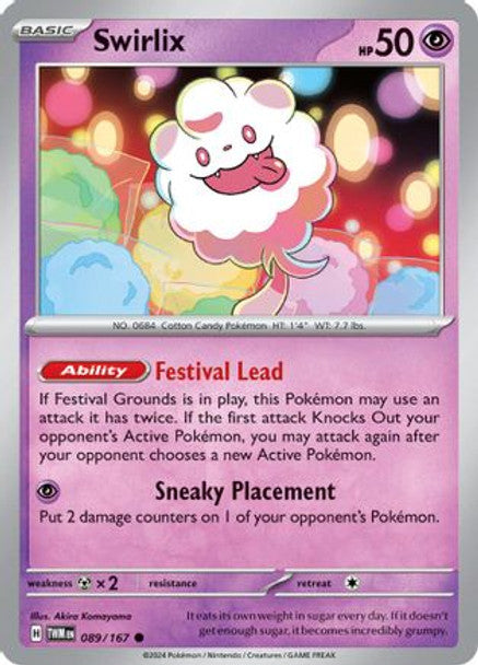 SVTM 089/167 - Swirlix (Reverse Holo)