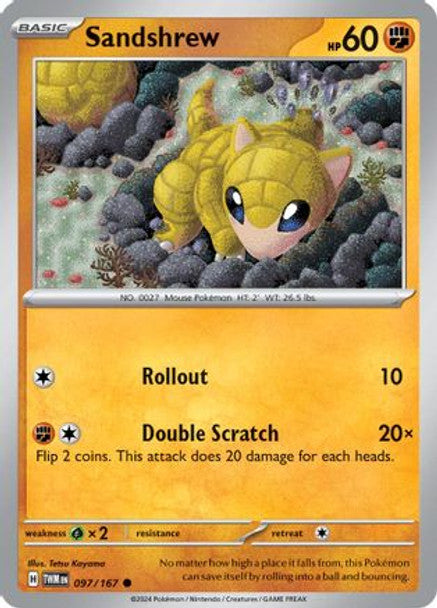 SVTM 097/167 - Sandshrew (Reverse Holo)