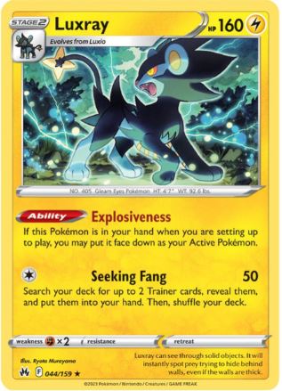 CZ044 - Luxray (Reverse Holo)