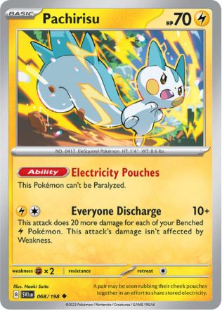 SV068 - Pachirisu (Reverse Holo)