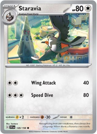 SV149 - Staravia (Reverse Holo)